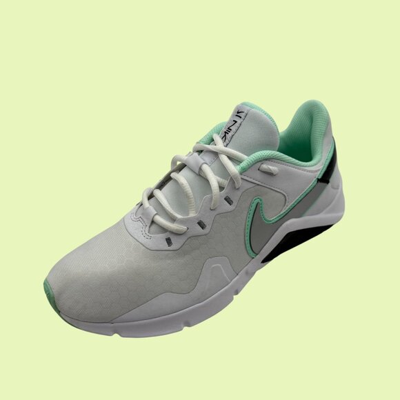 Size‎ 10 - Nike Legend Essential 2 White Mint Silver Foam Women - Picture 4 of 14